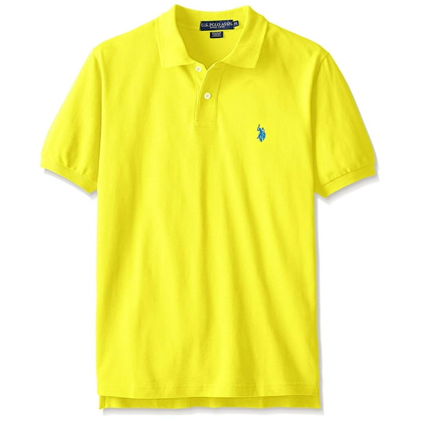 Polo Assn U.S Mens Classic Small Pony Solid Pique Polo Shirt